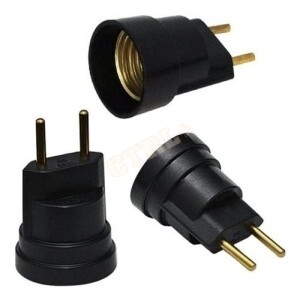 SOQUETE LÂMPADA P/ TOMADA TIPO E27