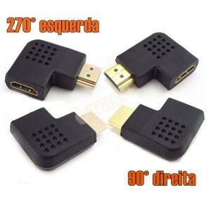 ADP. HDMI 90° GRAUS (DIREITA)