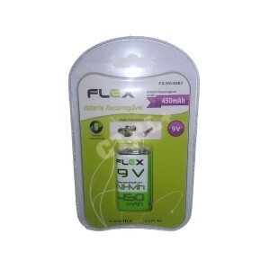 BATERIA 9V RECARR. 450MAH