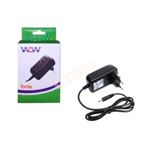 FONTE 9V 2A PINO FINO (COM EMBALAGEM)