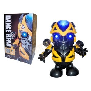 ROBÔ AUTÔMATO DANÇARINO C/ LED E MÚSICA