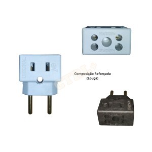  ADP. TOMADA REFORÇADO 10A/20A (BOB LOUÇA)