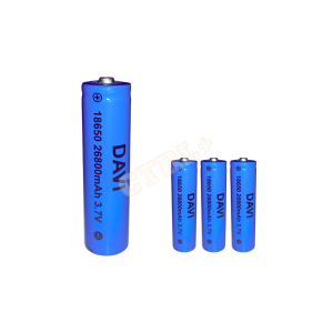 BATERIA 18650 RECARREGÁVEL COM PONTA (3.7V / 26800MAH)