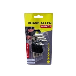 CONJUNTO DE CHAVES ALLEN C/ 9 PCS (P)