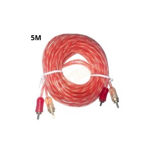 CABO RCA 2+2 CRISTAL / DOURADO 5 METROS (4MM)