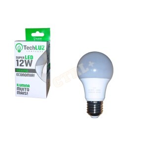 LÂMPADA E27 12W 6500K - TECHLUZ