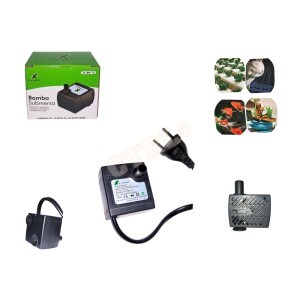BOMBA SUBMERSA DE AQUÁRIO, CASCATA E HIDROPONIA 180L/H