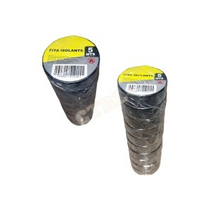 FITA ISOLANTE 5M C/ 10 UN (18MM)