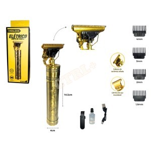 BARBEADOR ELÉTRICO PROFISSIONAL (RECARREGÁVEL)