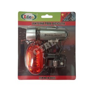 KIT FAROL / LANTERNA P/ BICICLETAS