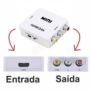 CONVERSOR HDMI / AUDIO-VIDEO (RCA)