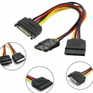 CABO SATA Y (1 MACHO / 2 FÊMEAS) 20CM