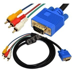CABO VGA / 3 RCA (AUDIO-VIDEO)